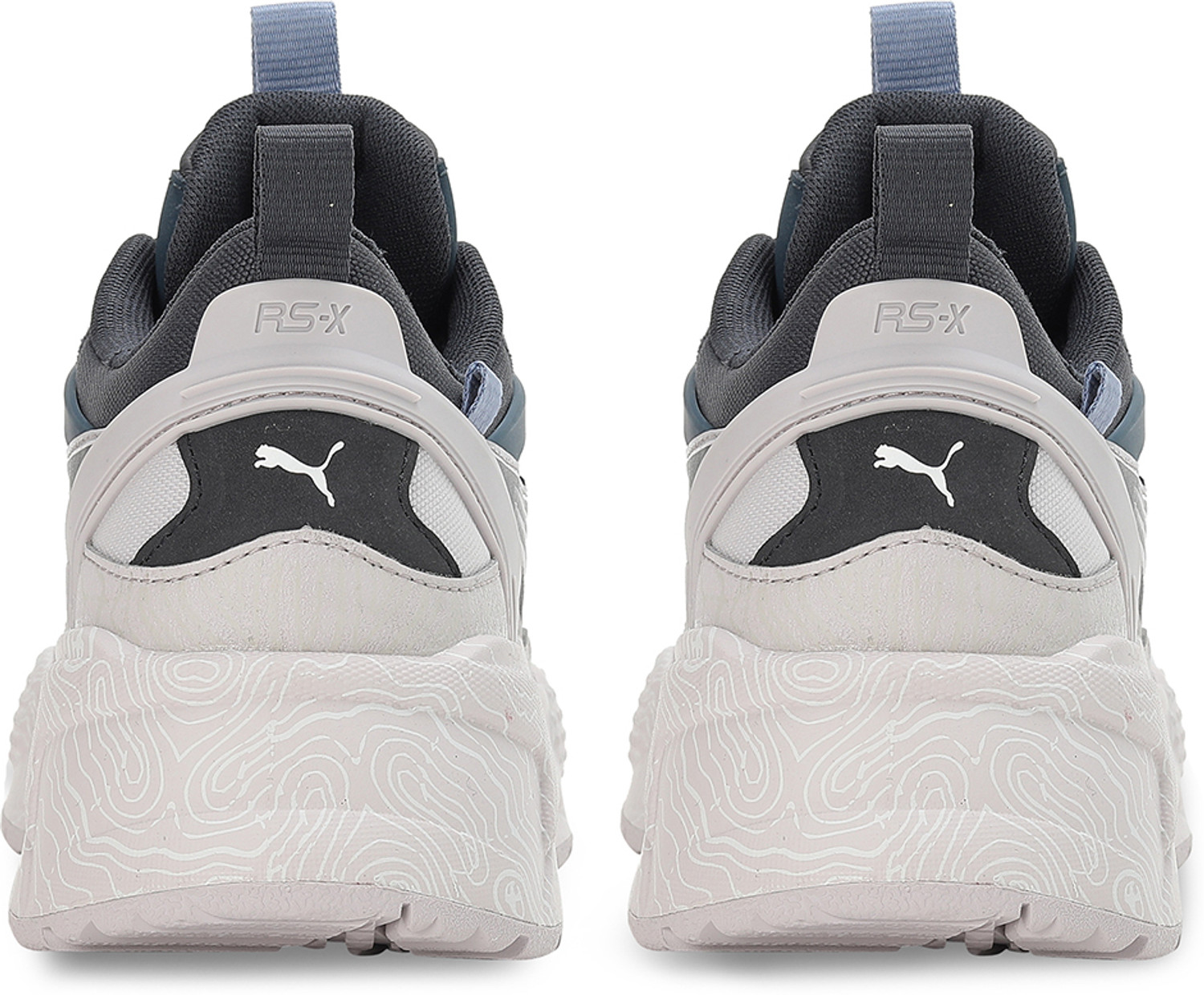 Image of PUMA RS-X Efekt Topographic Sneakers For Men (Grey , 5)
