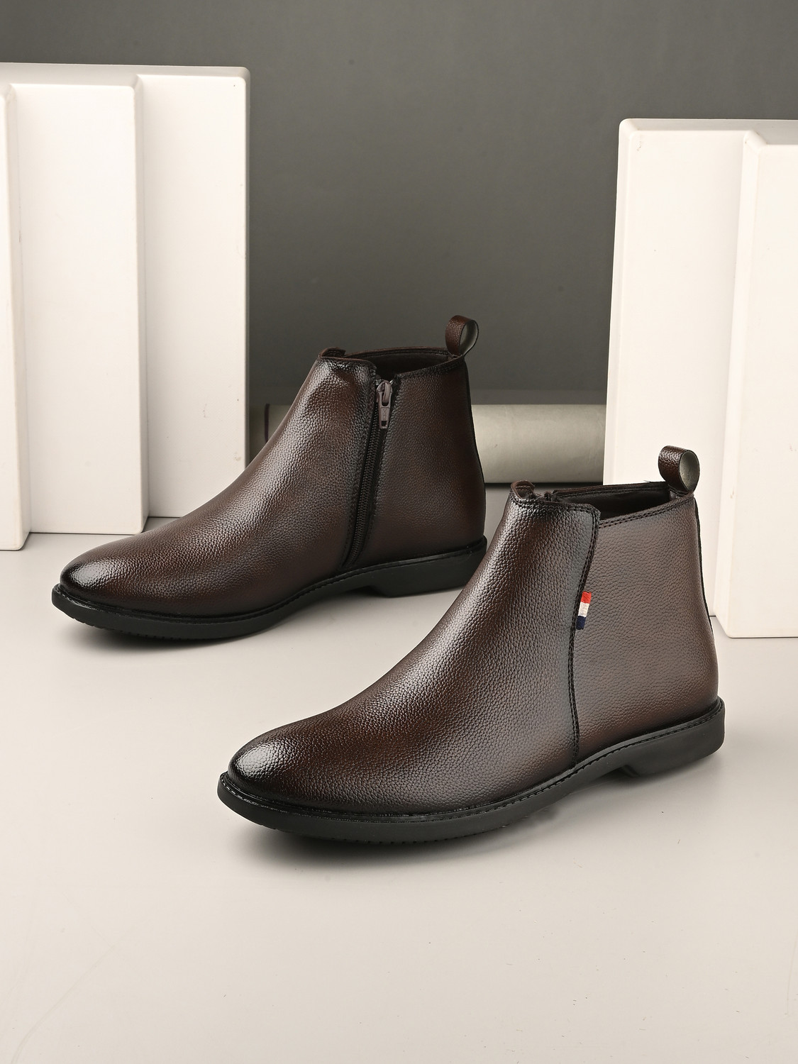 Knoos Chelsea Boots For Mens Boots For Men (Brown , 9) - Image 1