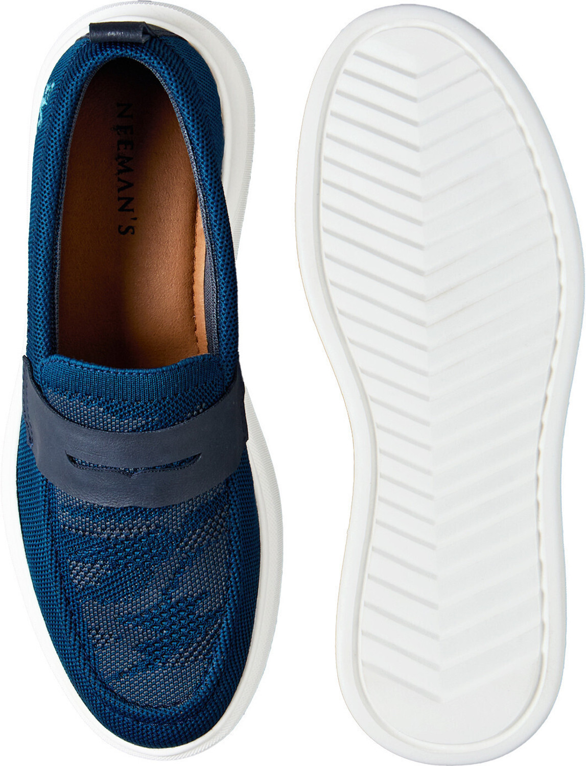 Image of Neemans The Breezy Loafer Loafers For Men (Blue , 12)