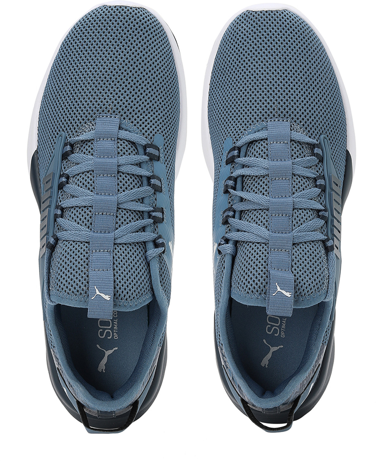 Image of PUMA Retaliate 2 Camo Running Shoes For Men (Blue , 5)