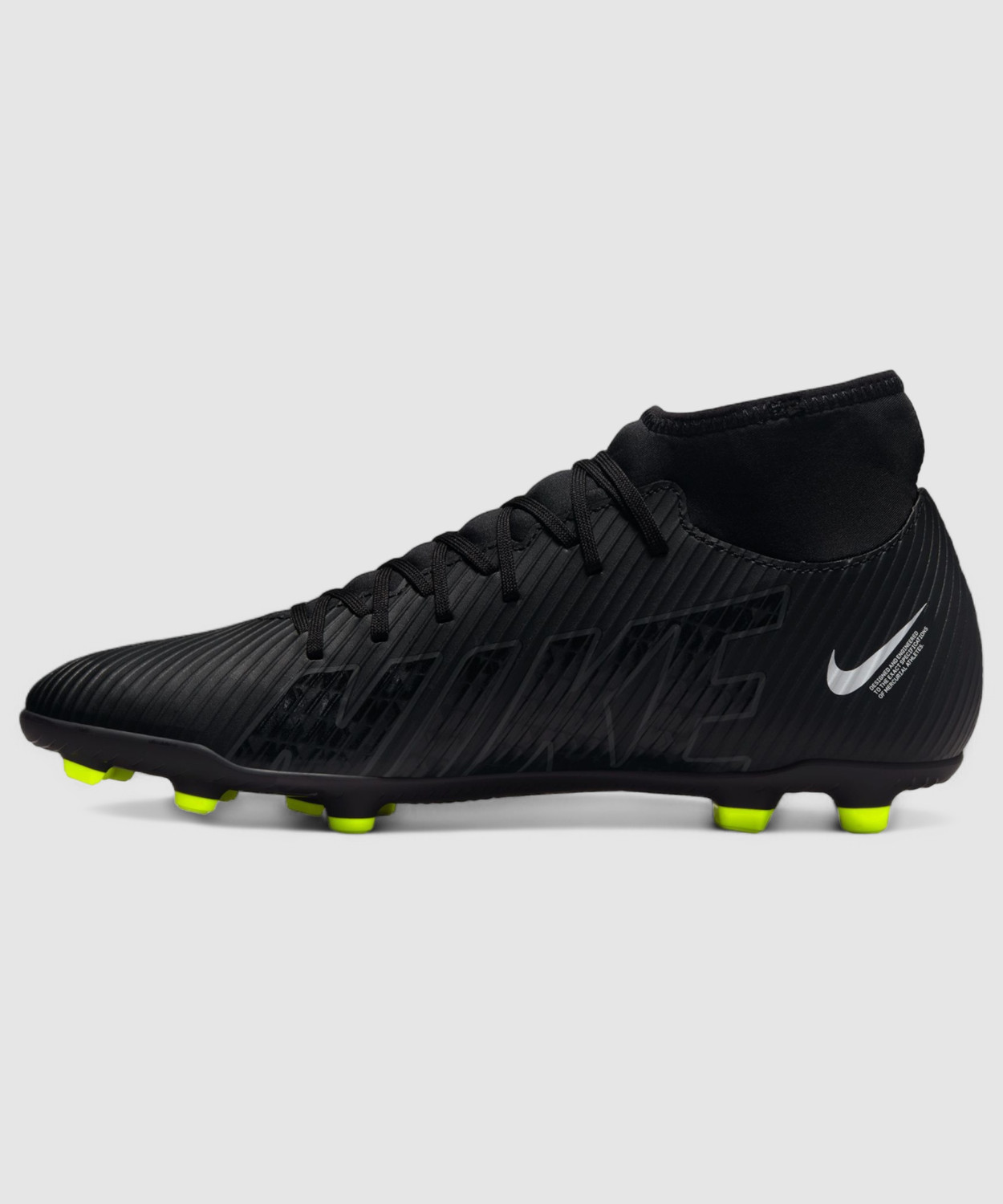 Image of NIKE Mercurial Superfly 9 Club Multi-Ground High-Top Football Shoes For Men (Black , 4)