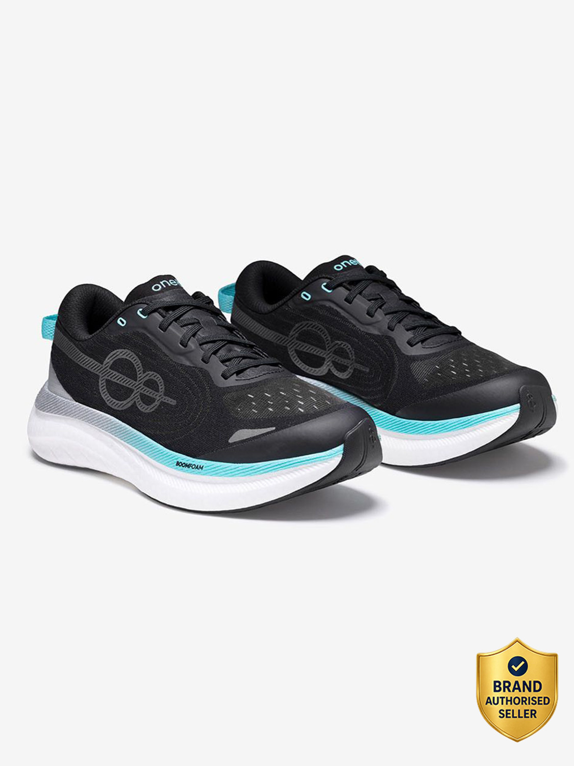 Image of one8 Boom Rush Running Shoes For Men (Black , 10)