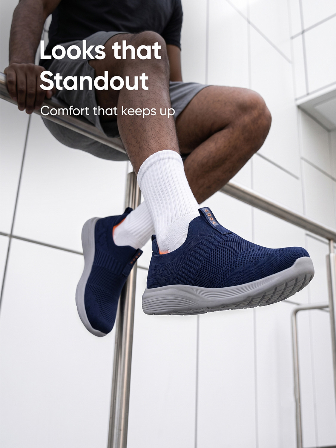 Image of SVV STORE Sneakers For Men (Off White, Black , 9)