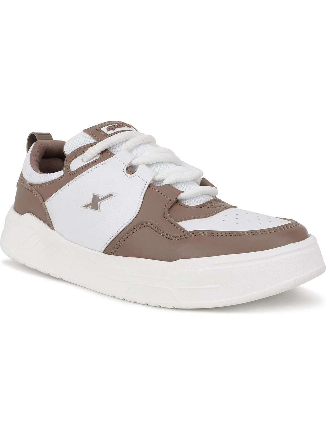Sparx SM 9066 Sneakers for Men, Camel White, Size 6 - Image 1