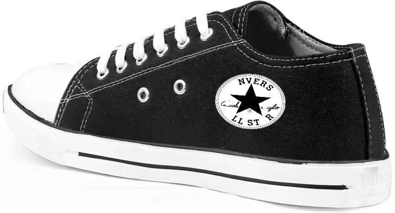 Image of Aadwin Fashion Shoes for mens Design Partywear| New Model | Canvas Shoes For Men (Black , 10)