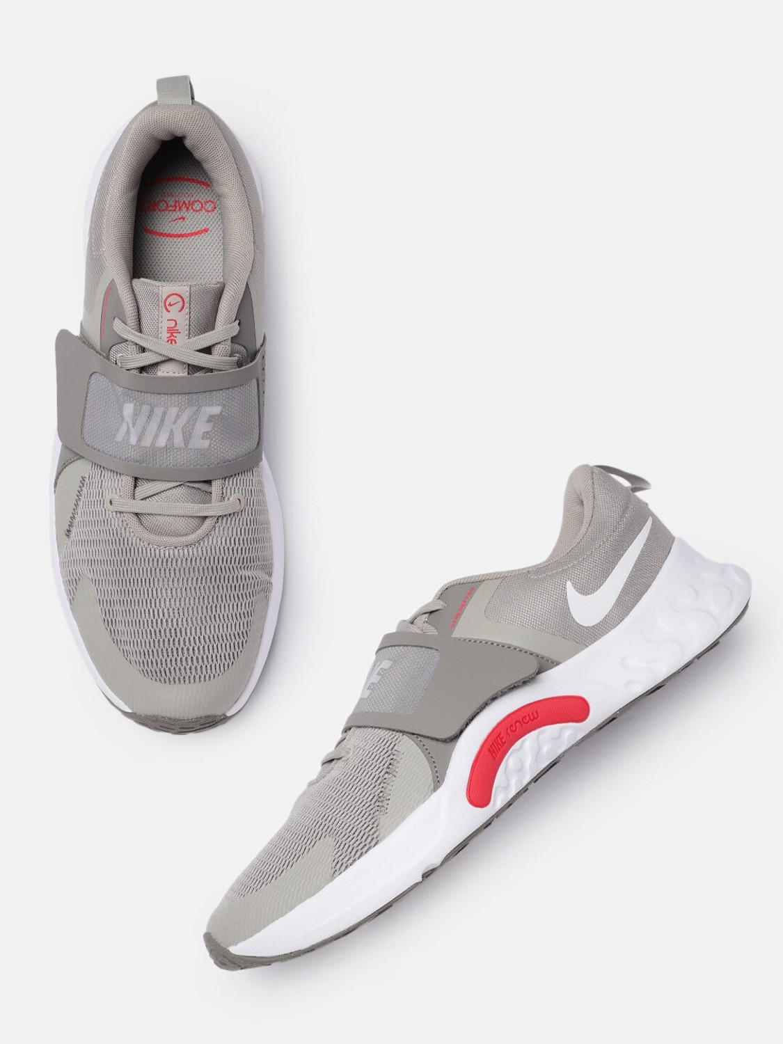 Image of NIKE Training & Gym Shoes For Men (Grey , 9)