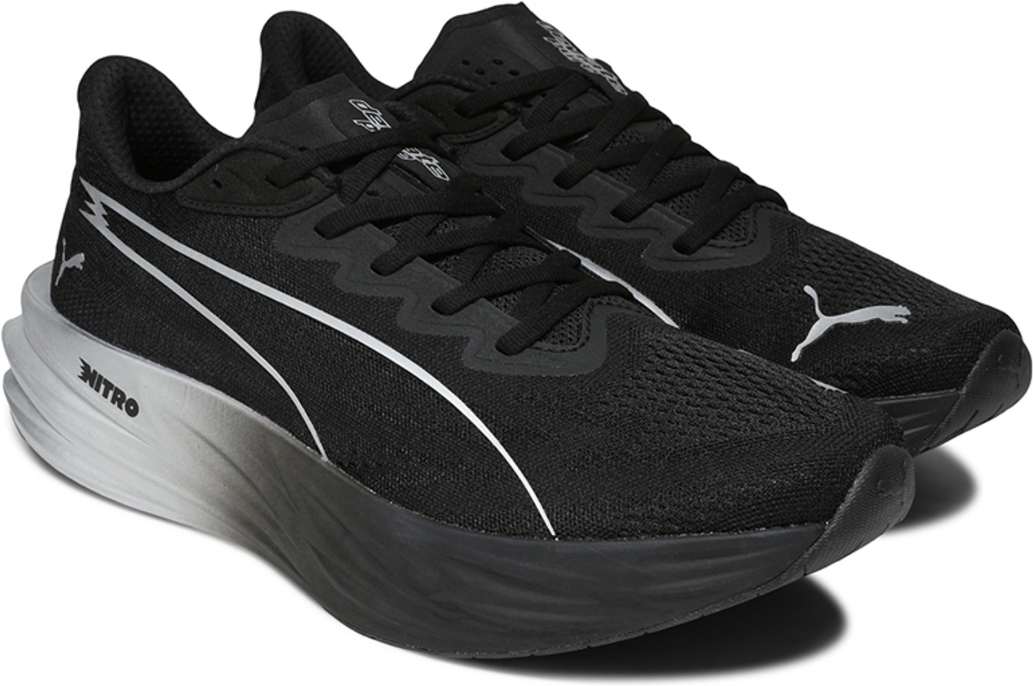 PUMA Deviate Pure NITRO Men's Black Running Shoes - Image 6