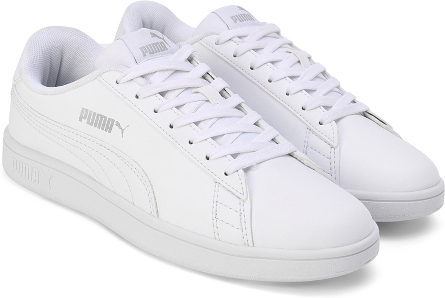 Image of PUMA Smashic Sneakers For Men (White , 12)