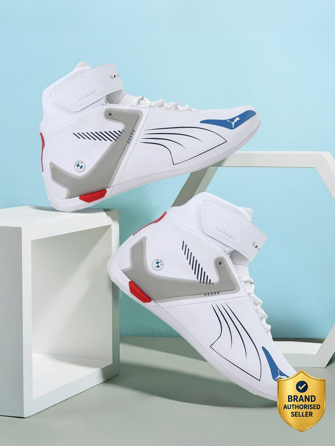 PUMA BMW M Motorsport A3ROCAT Mid Sneakers - Image 1