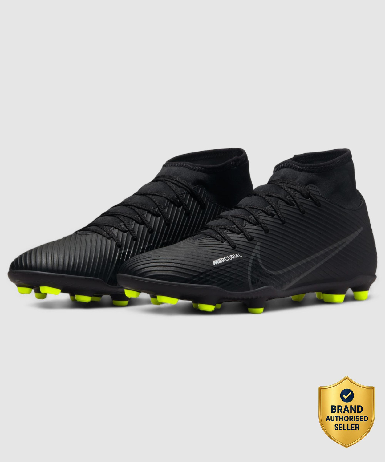 Image of NIKE Mercurial Superfly 9 Club Multi-Ground High-Top Football Shoes For Men (Black , 4)