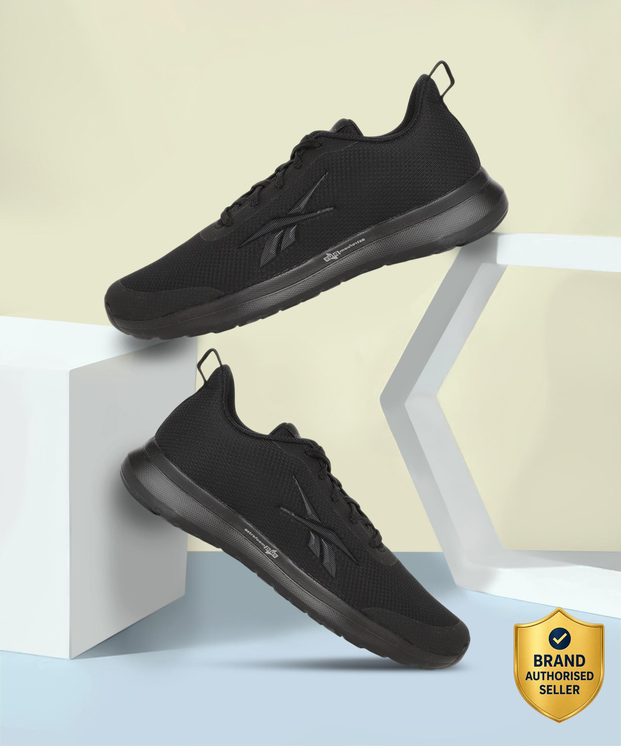 Image of REEBOK Running Shoes For Men (Black , 9)
