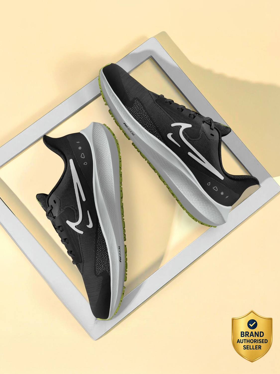 Image of NIKE AIR ZOOM PEGASUS 39 Running Shoes For Men (Grey , 7)