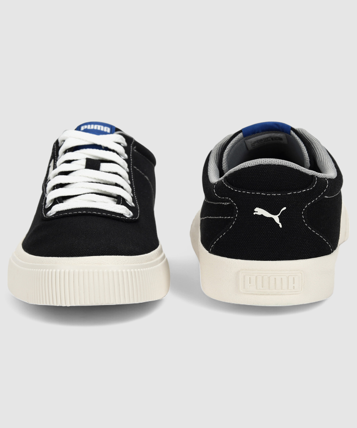 Image of PUMA IV-60 Canvas Shoes For Men (Black , 7.5)