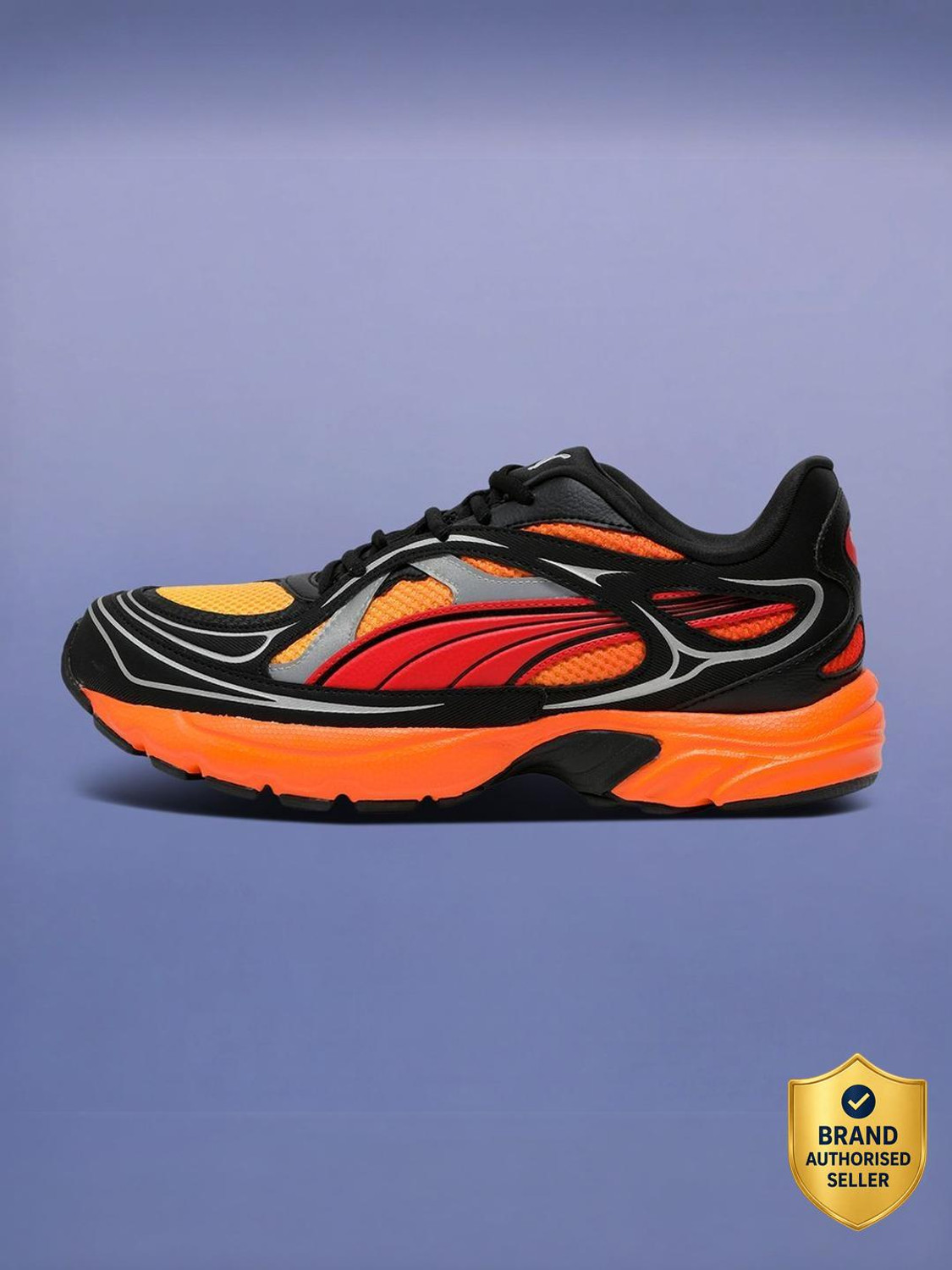 Image of one8 Boom Rush Running Shoes For Men (Black , 10)