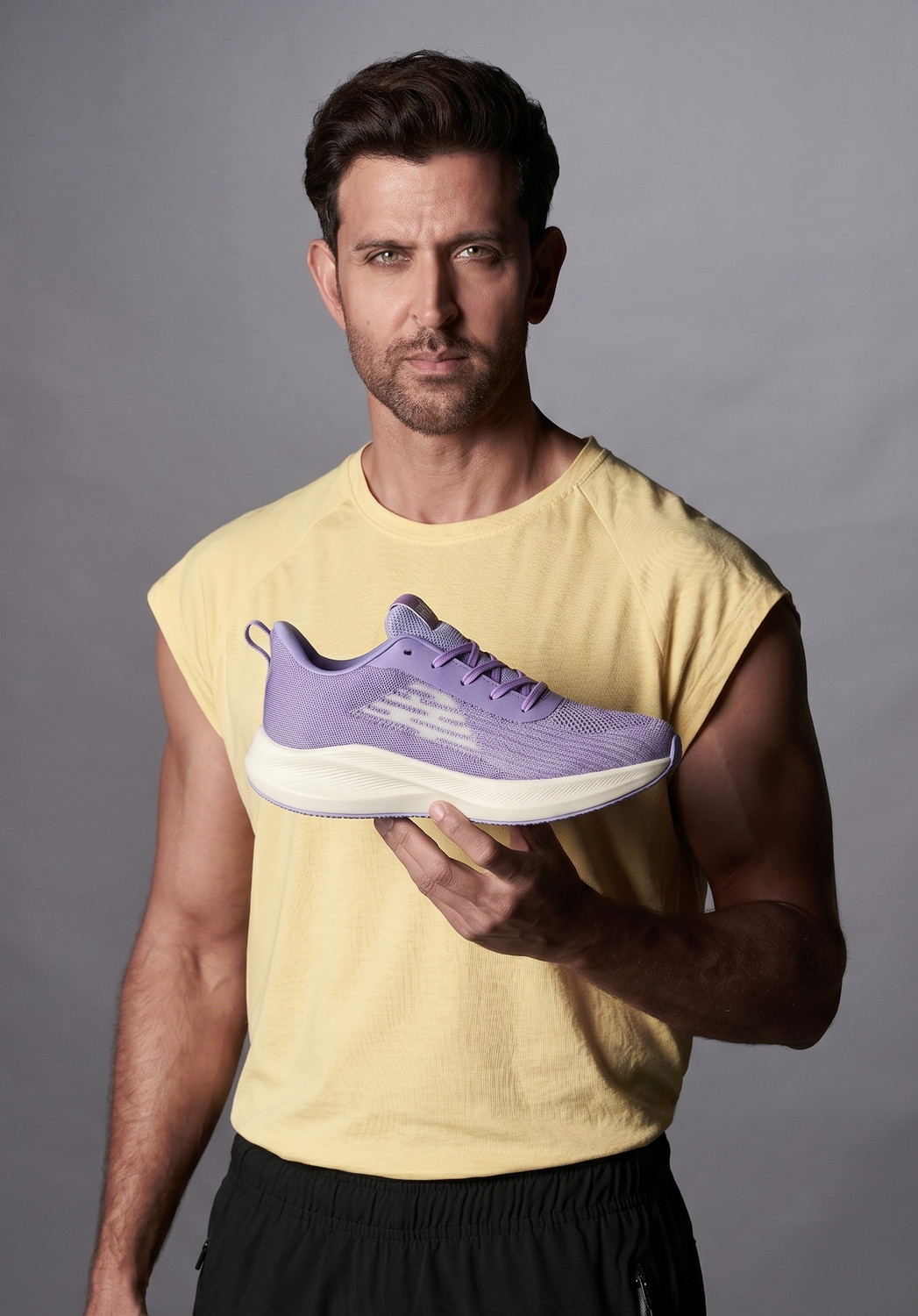 Image of HRX by Hrithik Roshan HX-046 01 Running Shoes For Women (Purple , 4)