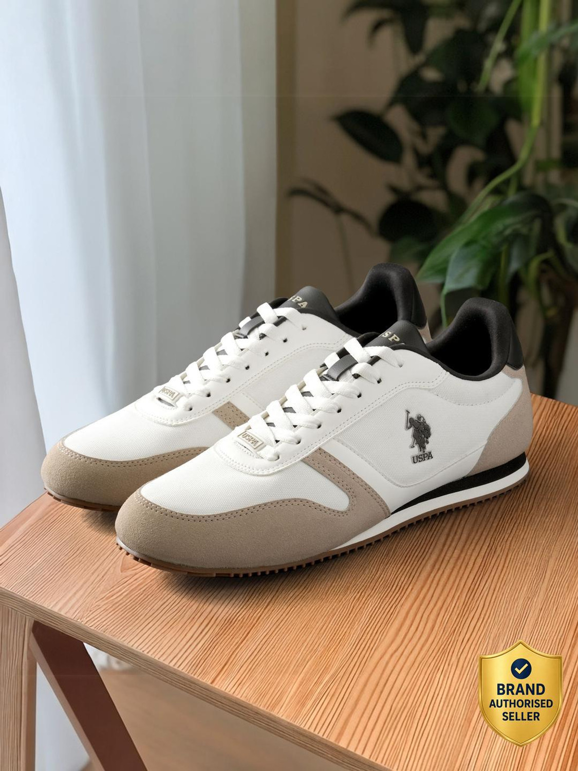 U.S. POLO ASSN. CLEMT 3.0 Men Beige Sneakers - Image 6