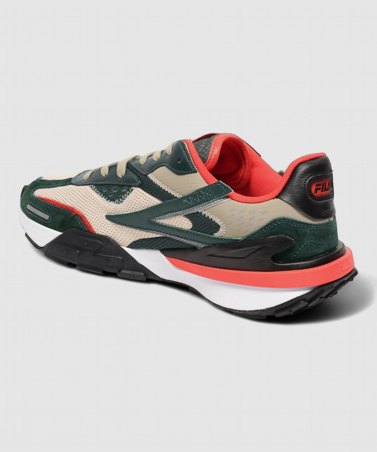 Image of Fila Men RAPIDRIDE Running Shoes Running Shoes For Men (Off White , 12)