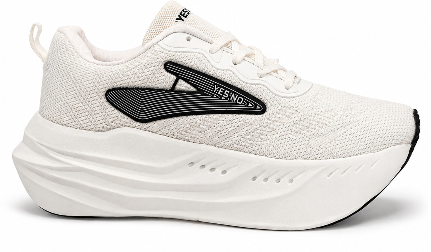 Yes'No Lightweight Mesh Lace-Up Men's Sports Shoes - Image 1