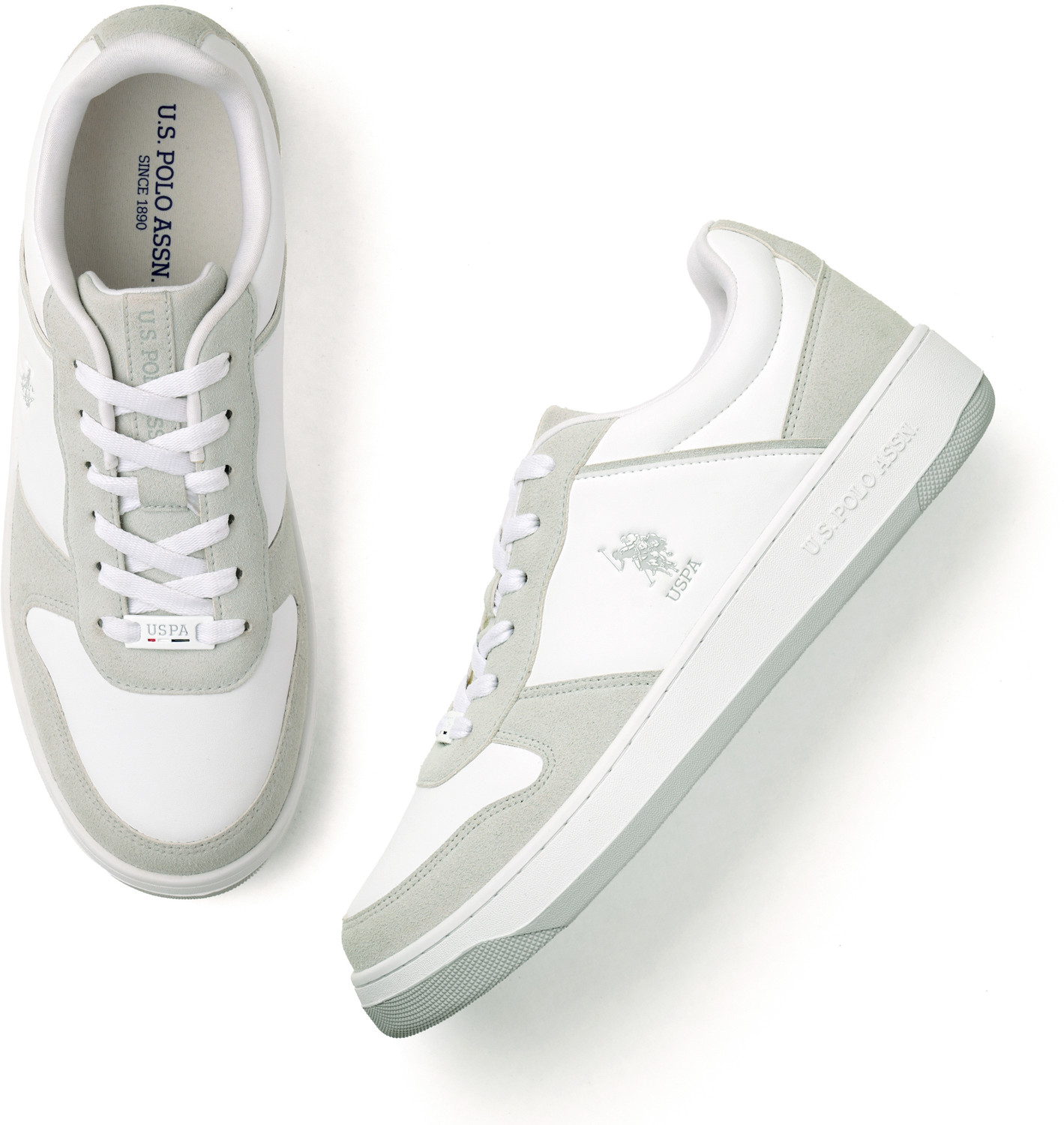 U.S. POLO ASSN. JOAN Men's White Sneakers - Image 6
