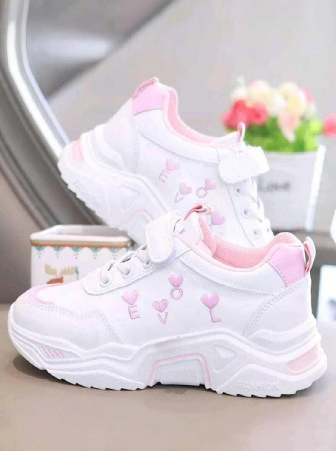 Image of VENDOZ RECHARGABLE WATERPROOF LED LIGHT PARTY SHOES WITH USB CHARGING CABLE FOR WOMEN Sneakers For Women (White, Multicolor , 3)