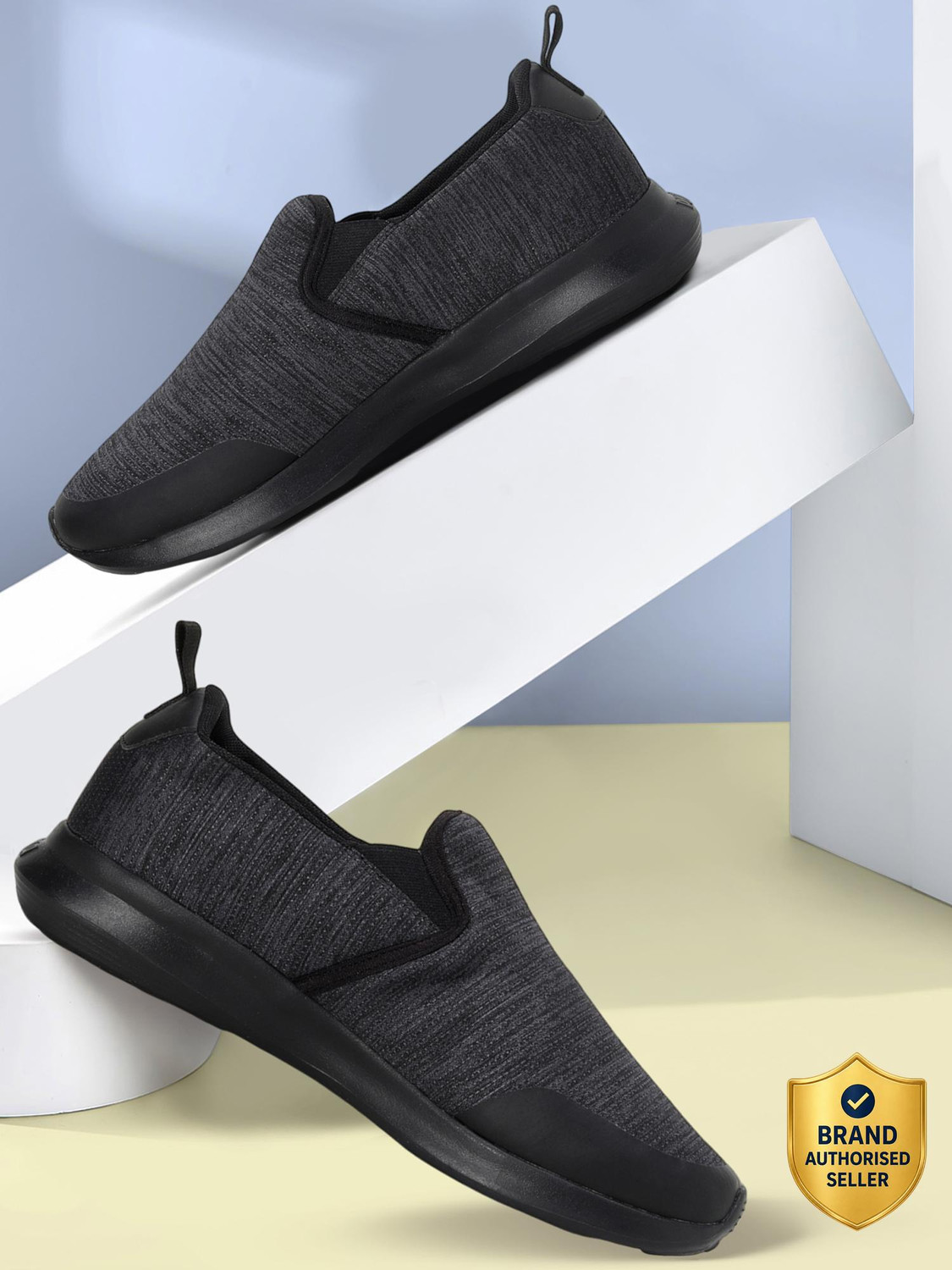 PUMA Turf Slip On Running Shoes For Men (Black , 9) - Image 1