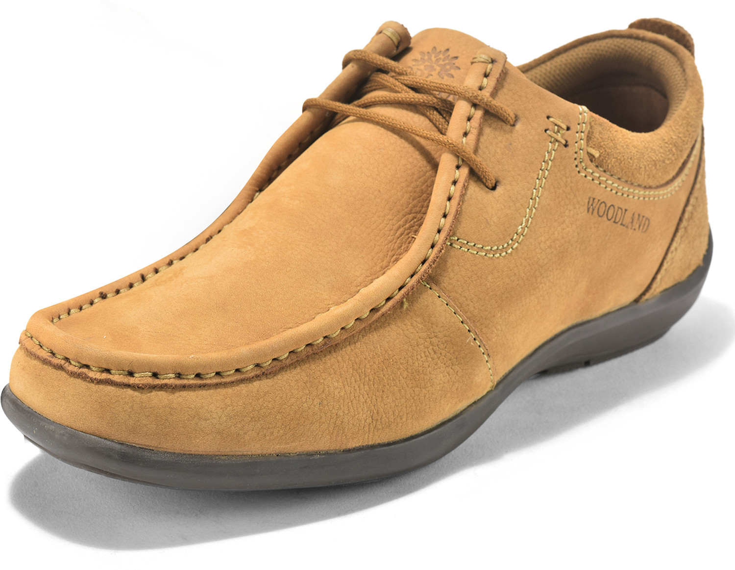 Image of WOODLAND Lace Up Lightweight Breathable Comfortable Daily Use Casuals For Men (Brown , 11)