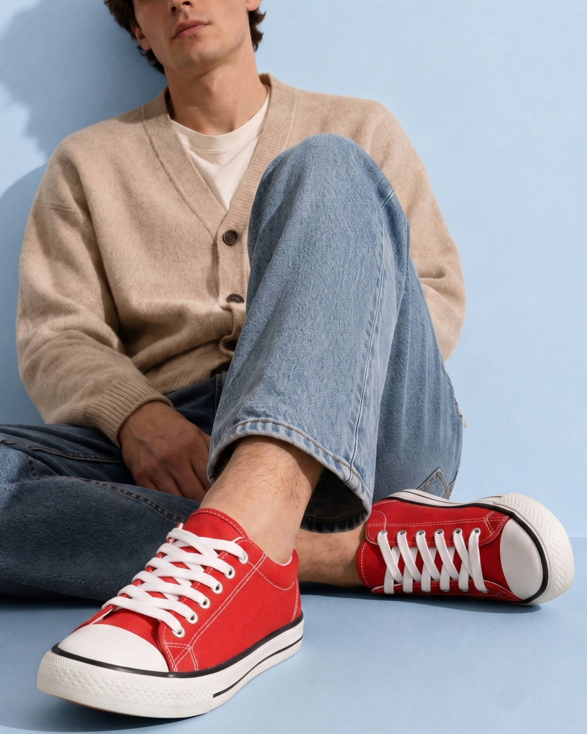 Image of ADIDAS ORIGINALS 3MC Casuals For Men (Red , 12)