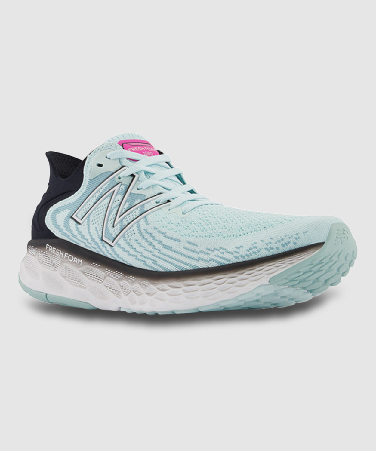 Image of New Balance 1080 Running Shoes For Women (Black , 6)