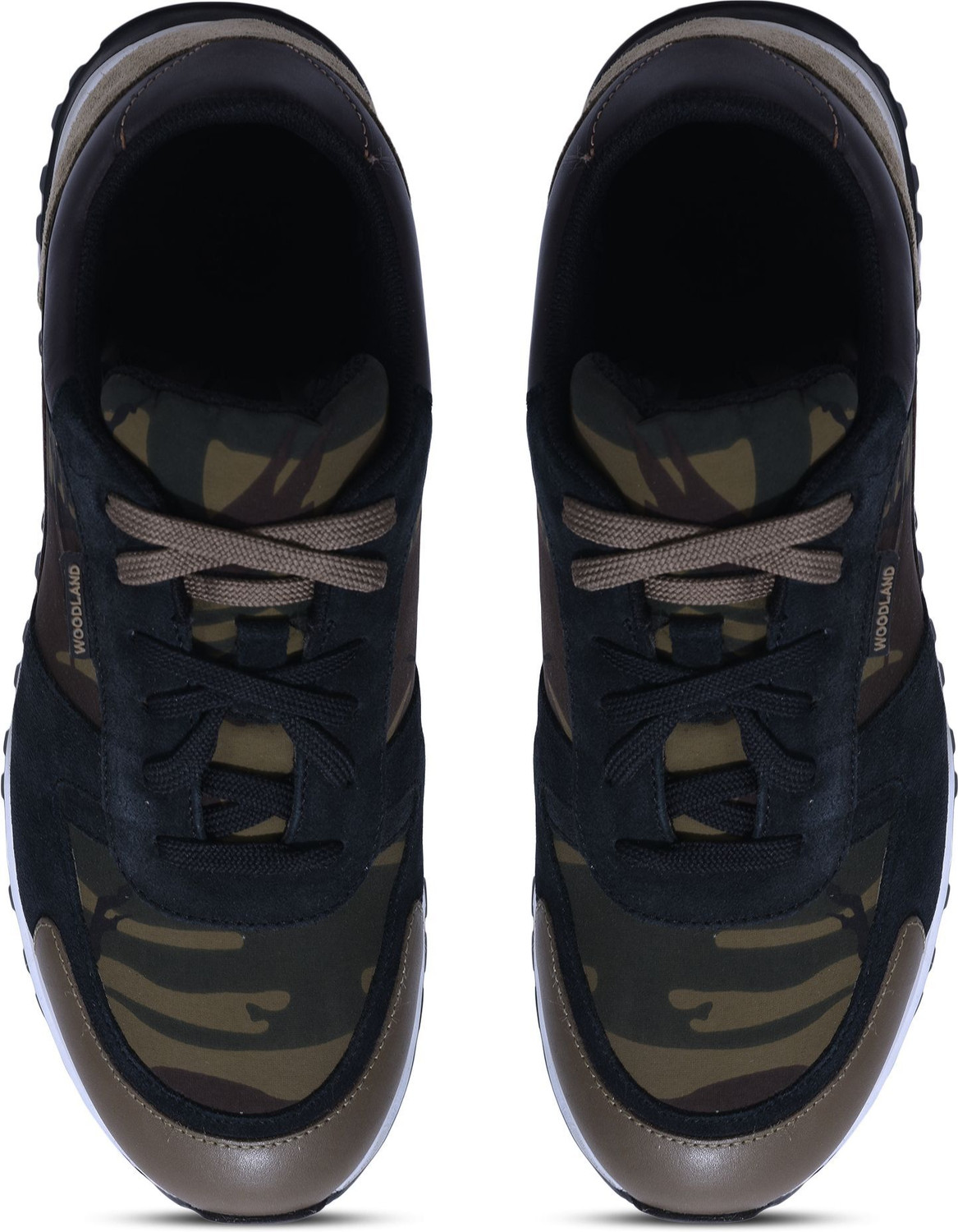 Image of WOODLAND Sneakers For Men (Black , 5)