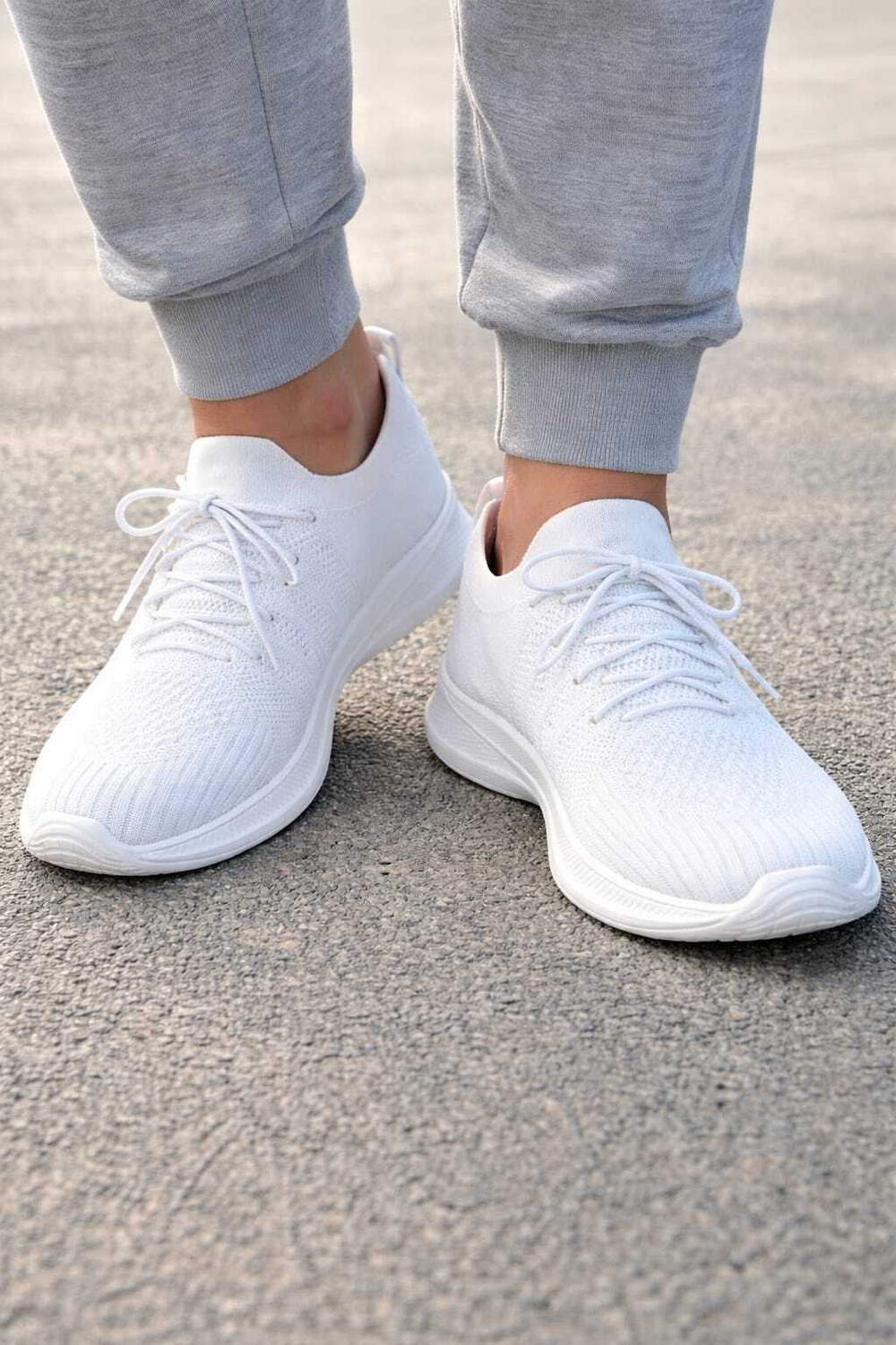 Image of Zacio ADI0 Premium Gym,Sports,Training,Stylish With Extra Comfort Running Sneakers For Unisex (White , 7)
