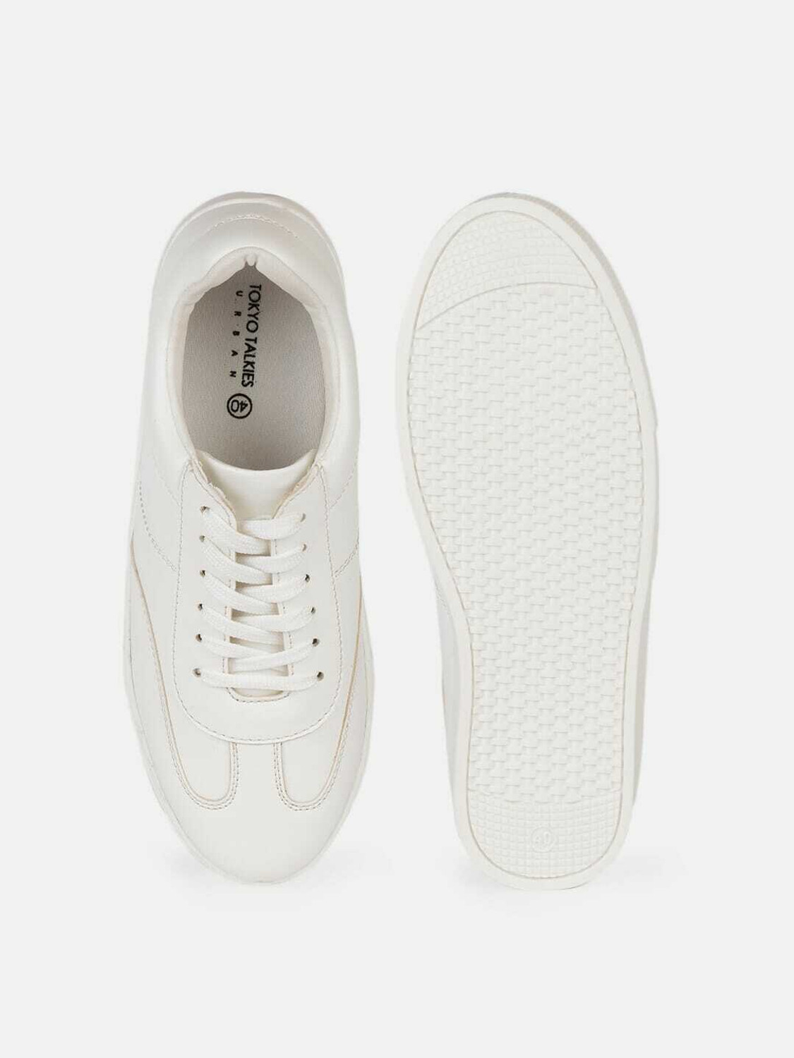 Image of Tokyo Talkies Casuals For Women (White , 5)