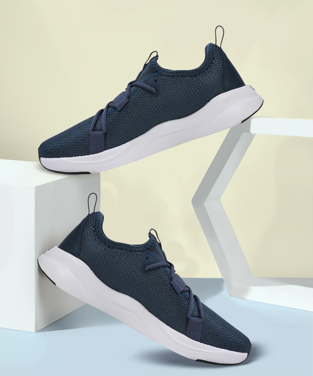 Image of PUMA Softride Rift Runlyn Slipon Running Shoes For Men (Blue , 7.5)