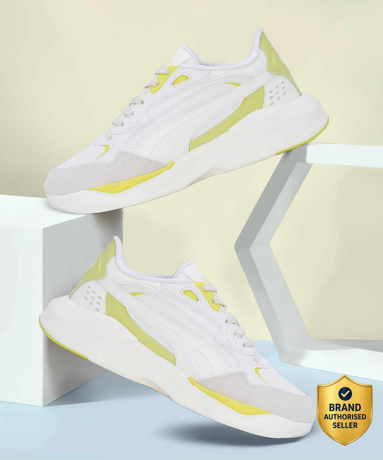 Image of PUMA Suede Classic Beach Dayss Sneakers For Women (White , 7.5)