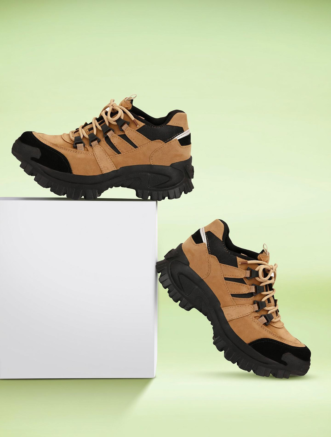Image of SPOTWALK SW - Freesole Premium Running Shoes For Men (Brown , 10)