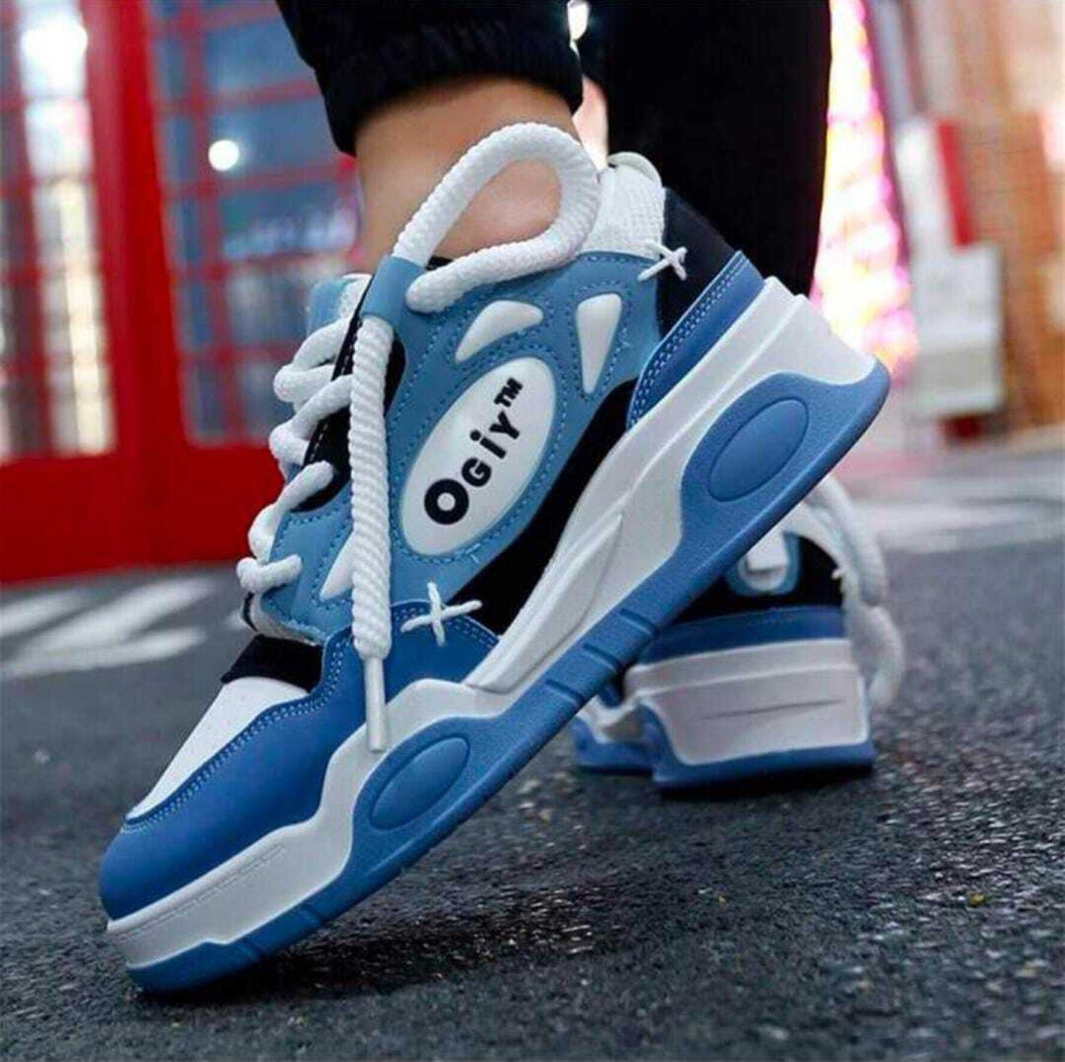 Image of Layasa New Tranding Attractive Oggi Walking Shoes For Women (Blue , 3)