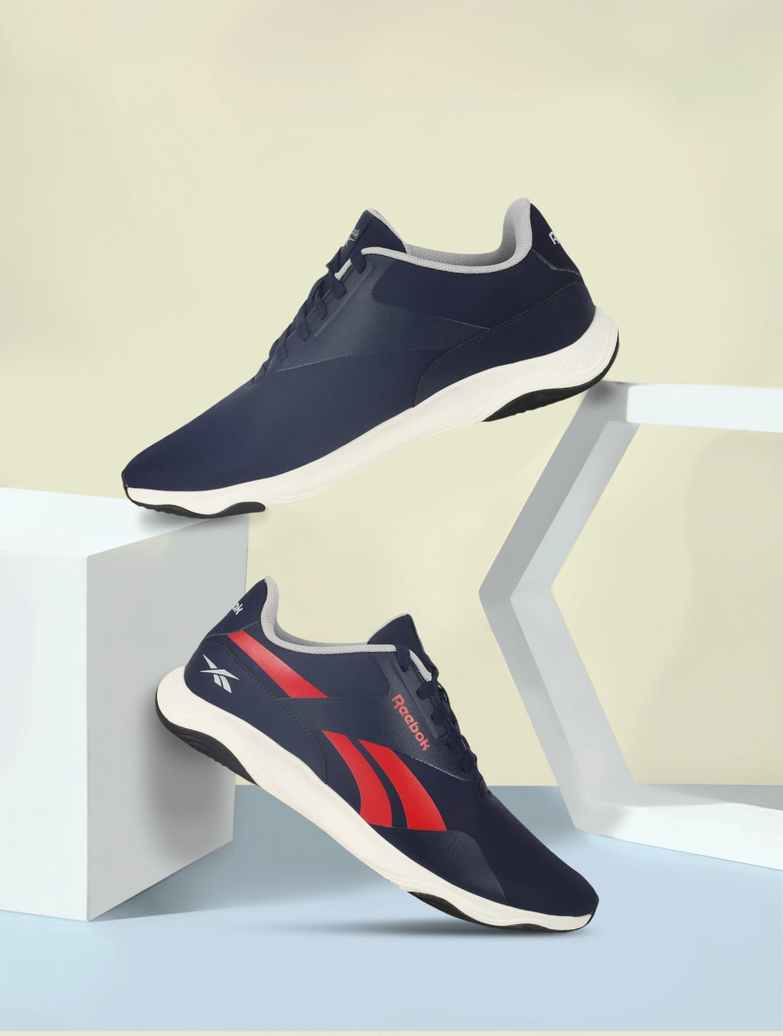 Image of REEBOK Running Shoes For Men (Black , 13.5)