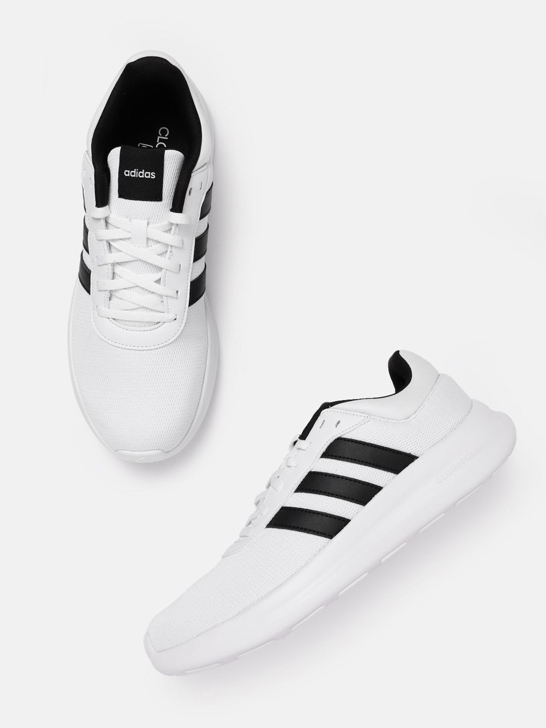 Image of ADIDAS LITE RACER 4.0 Sneakers For Men (Black , 6)