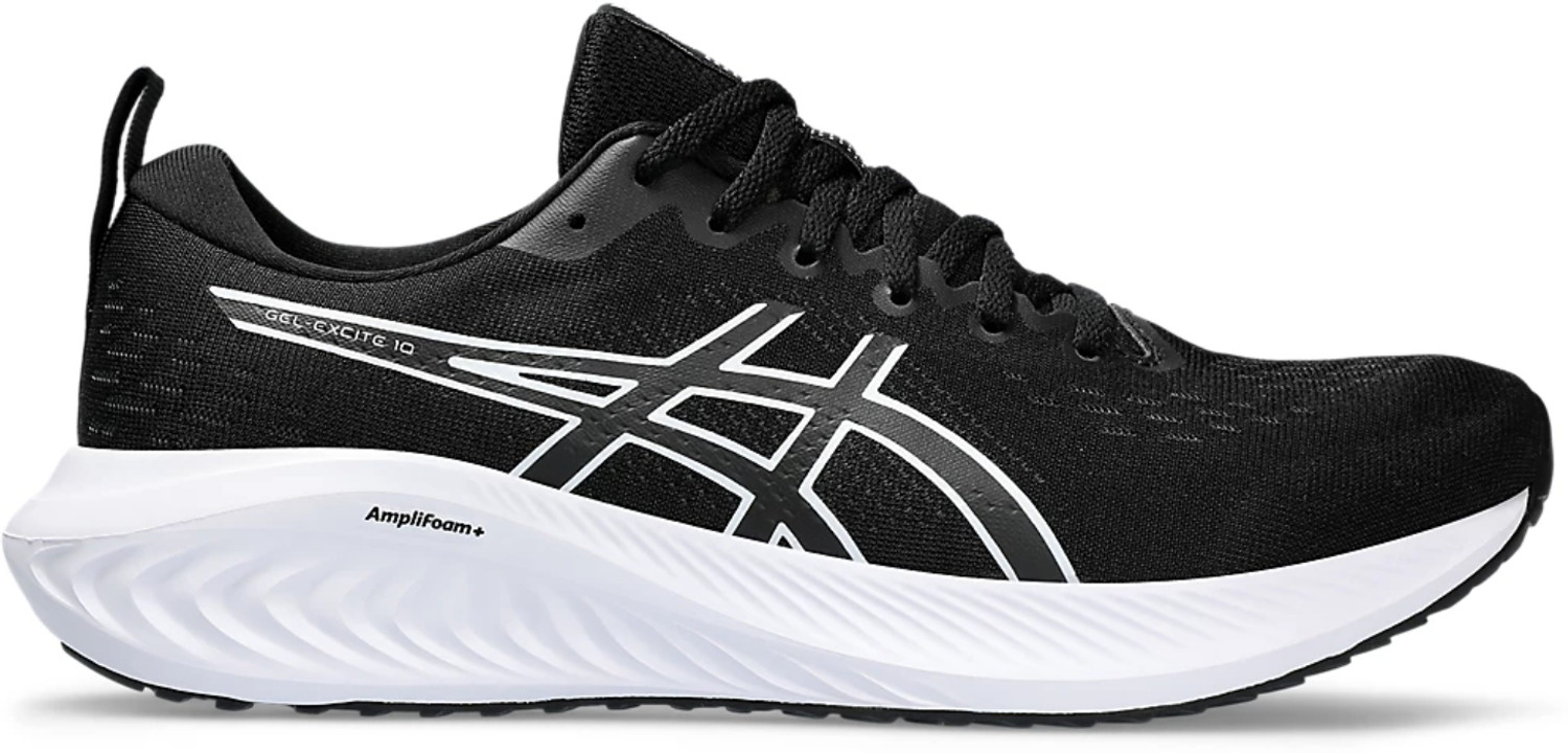 Image of Asics GEL-EXCITE 10 Sports Running Shoes For Men (Black, White , 6)