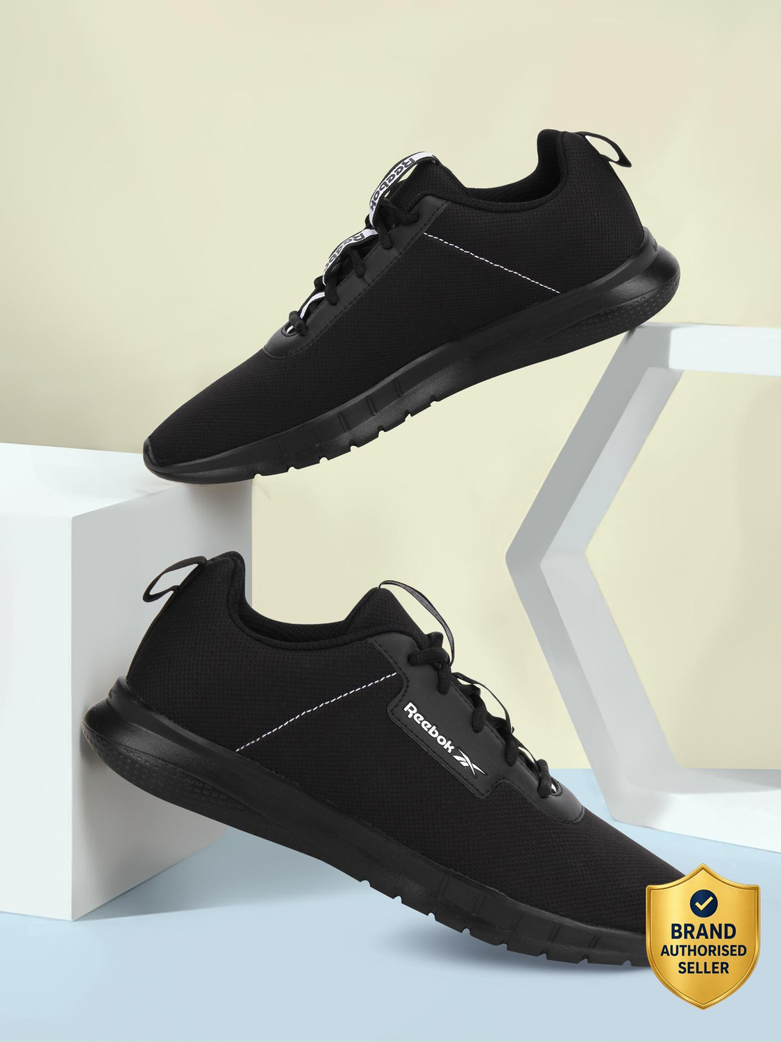 Image of REEBOK Running Shoes For Men (Black , 9)