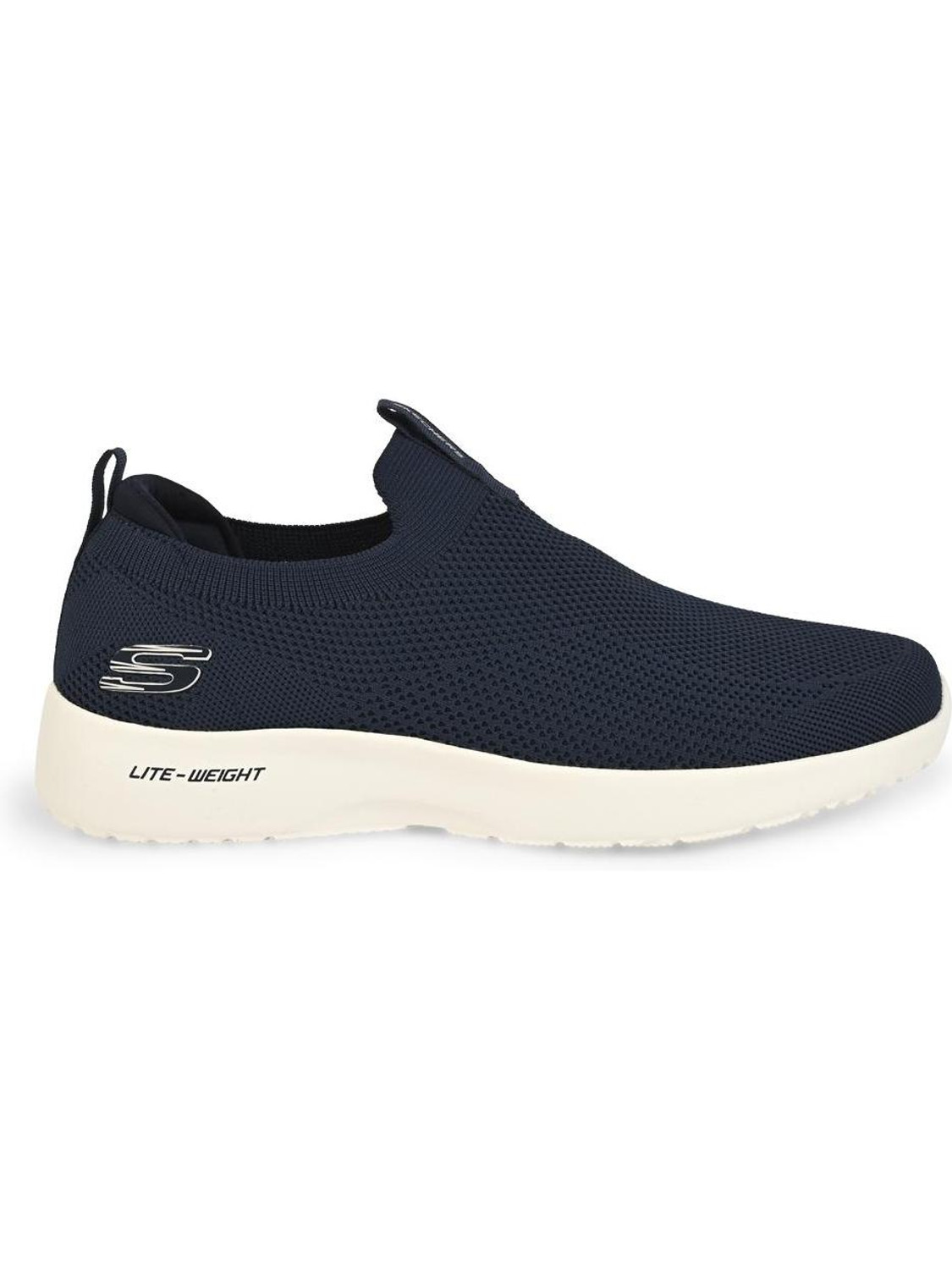 Image of Skechers DELSON 3 Men Textured Round Toe Slip On Casual Sneakers Casuals For Men (Black , 12)