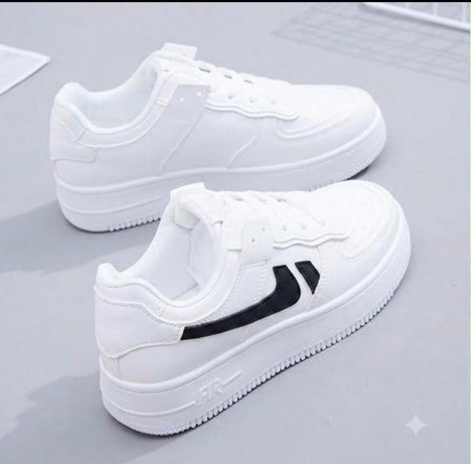 Image of Kadak Collection Sneakers For Men (White , 6)