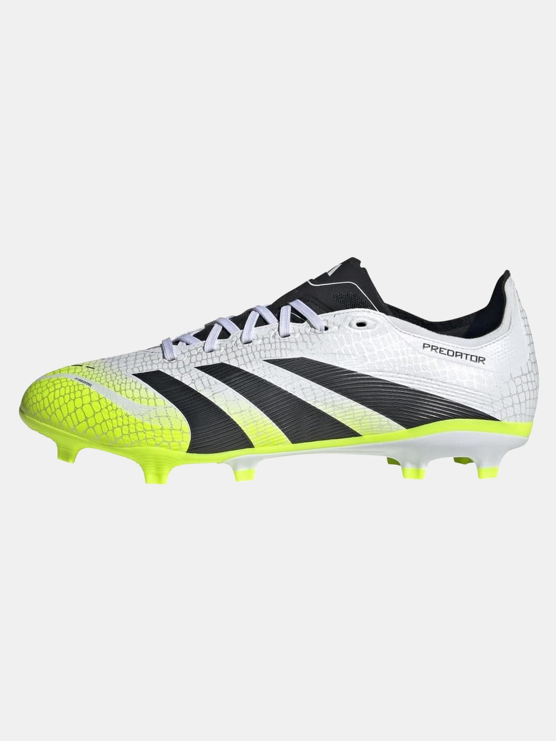 Image of ADIDAS PREDATOR LEAGUE FG Football Shoes For Men (White, Green , 10.5)