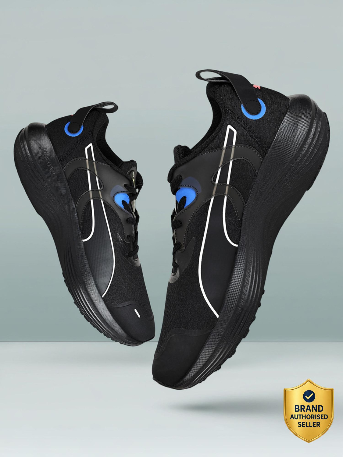 Image of PUMA X-Cell Nova FS SL Running Shoes For Men (Black , 10.5)