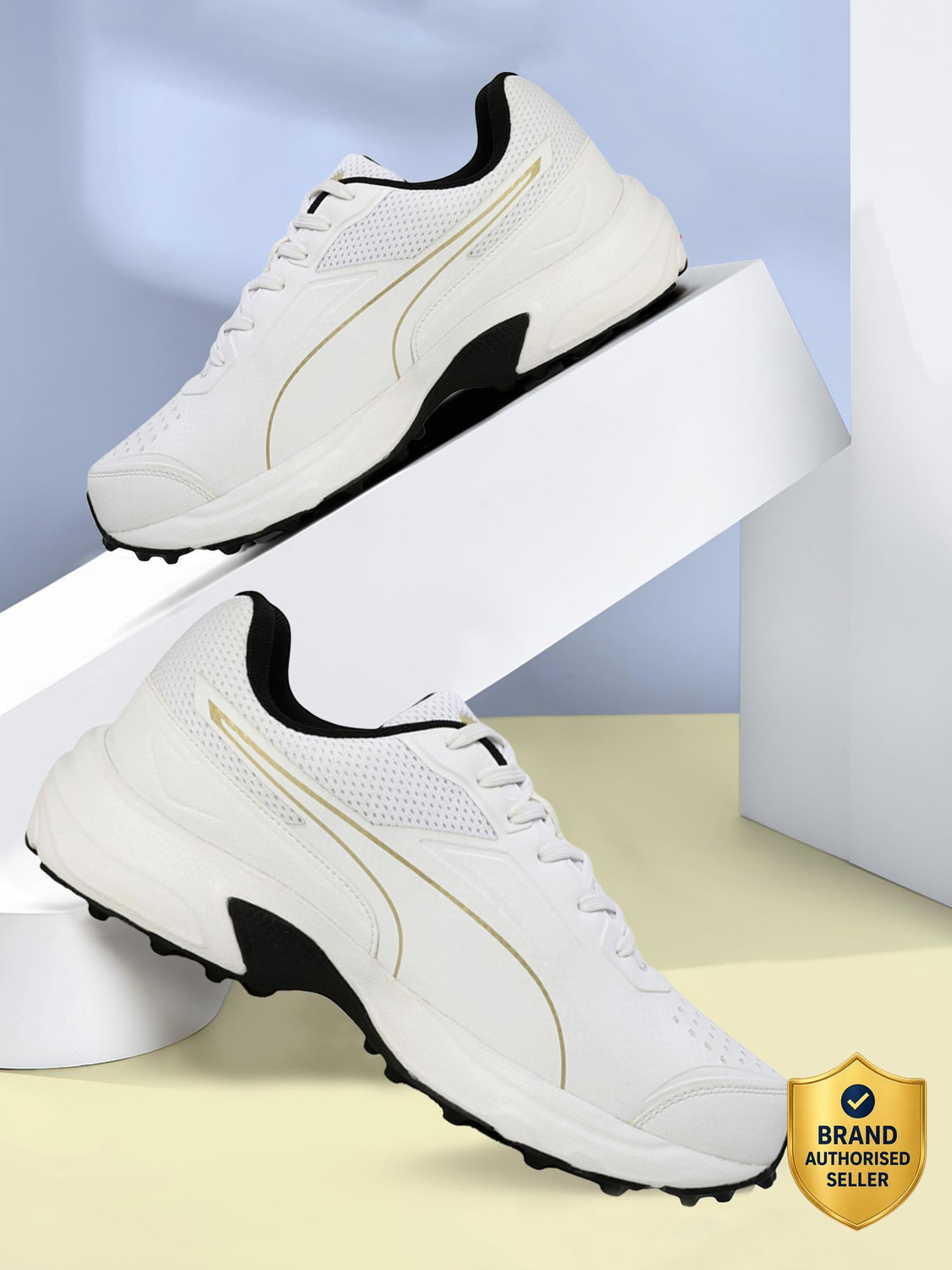 Image of PUMA Meteor 2 Running Shoes For Men (Blue, Black , 11 UK /India)