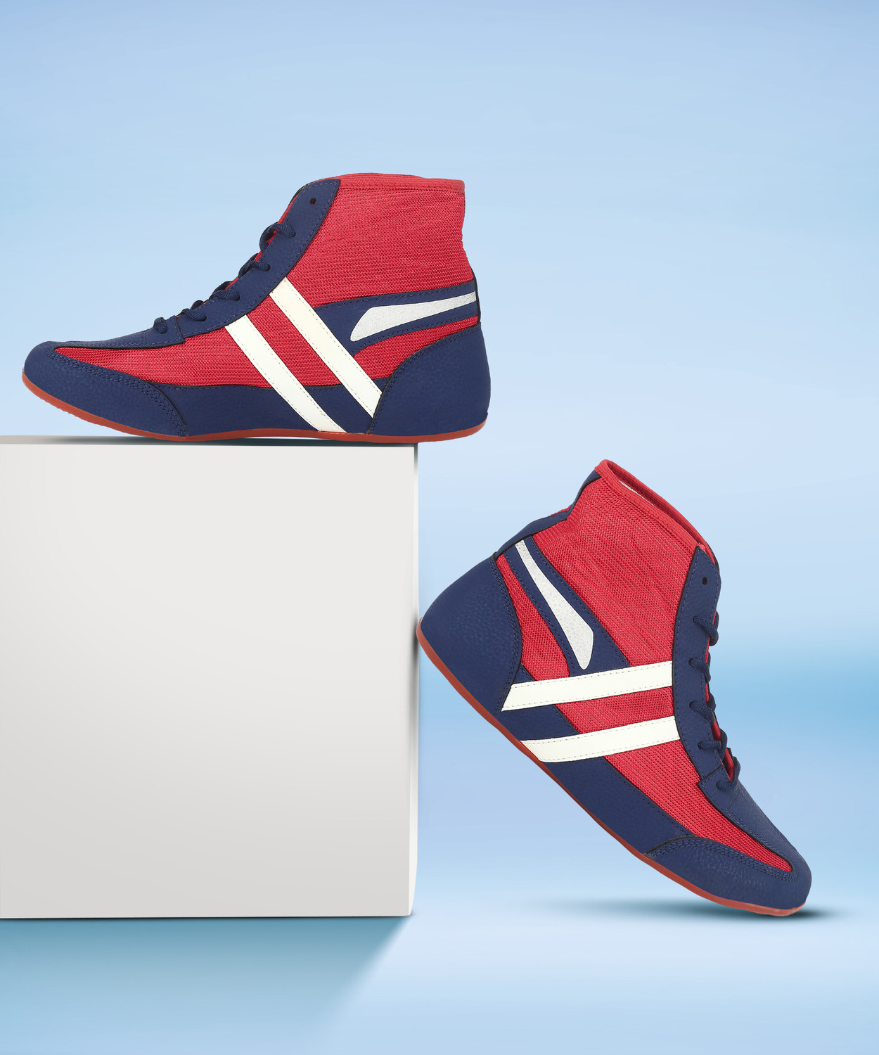 Image of NSC Wrestling Shoes For Men (Navy , 8)