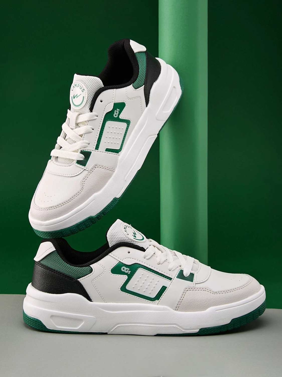 CAMPUS OG-34 Men's White Sneakers - Image 6