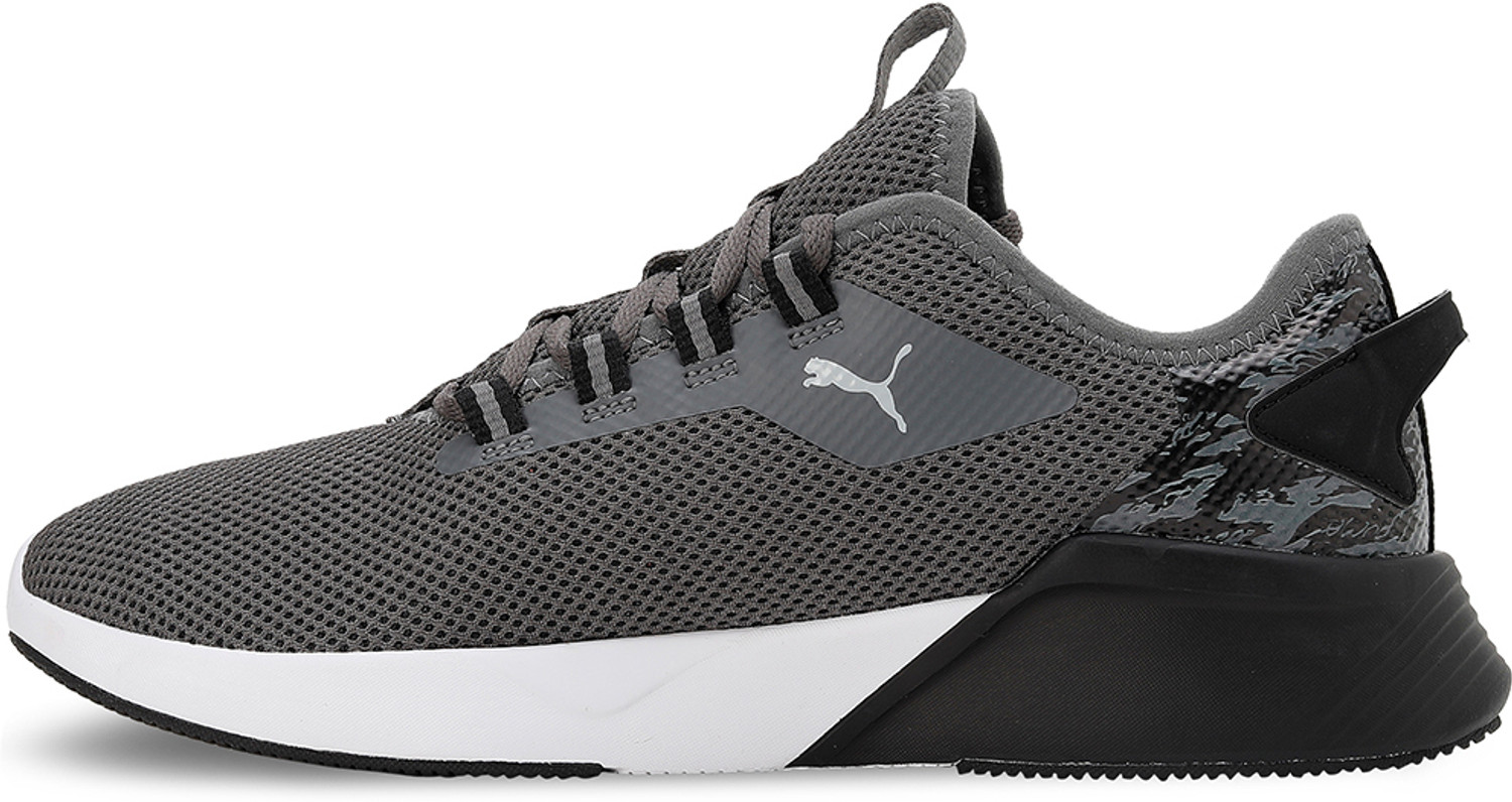 Image of PUMA Retaliate 2 Camo Running Shoes For Men (Grey , 4)