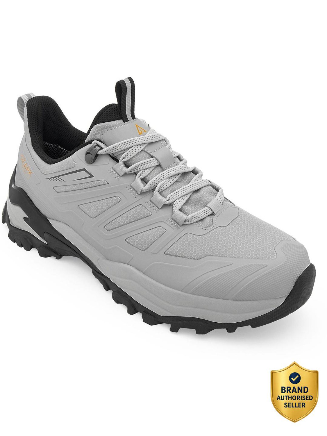 Image of RED TAPE Hiking & Trekking Shoes For Men (Off White, Brown , 9)