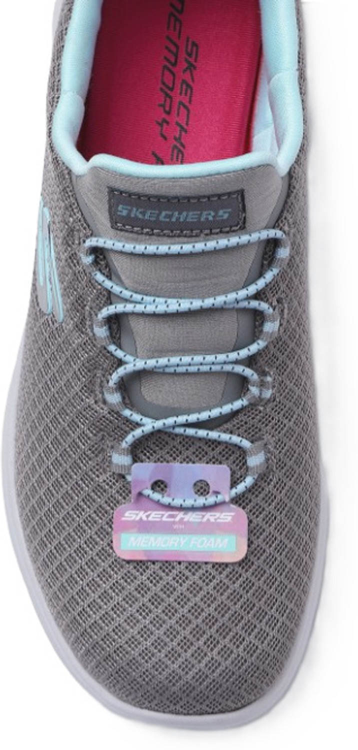 Image of Skechers SUMMITS Sneakers For Women (Grey , 5)