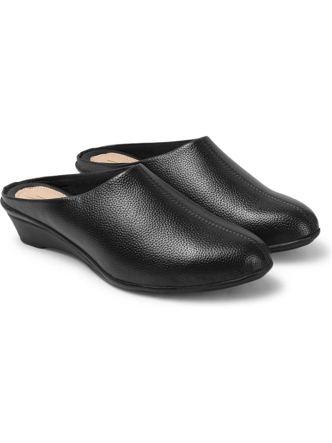 Image of FOOTLOOSE Women Flats Comfortable Slip On Backless Pointed Toe Mules Shoes Casuals For Women (Black , 10)